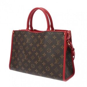 Louis Vuitton Rouge Handbag Monogram Canvas Popincourt